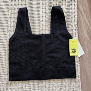 NEW All in Motion Black Bra‎ Top Size S